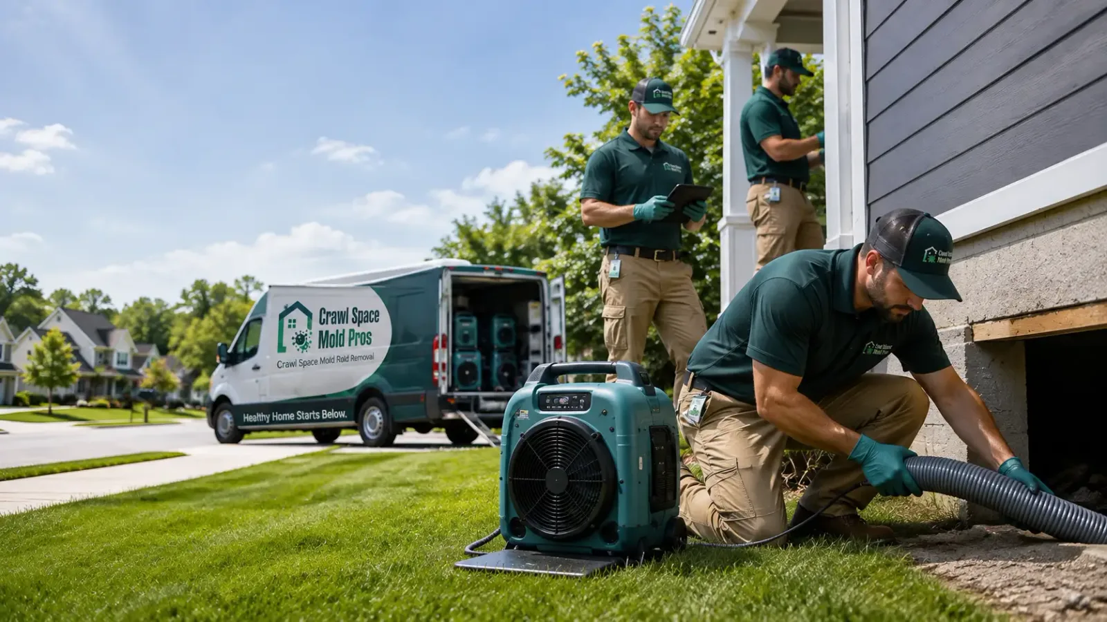 Crawl Space Mold Removal in Chattaroy, WA